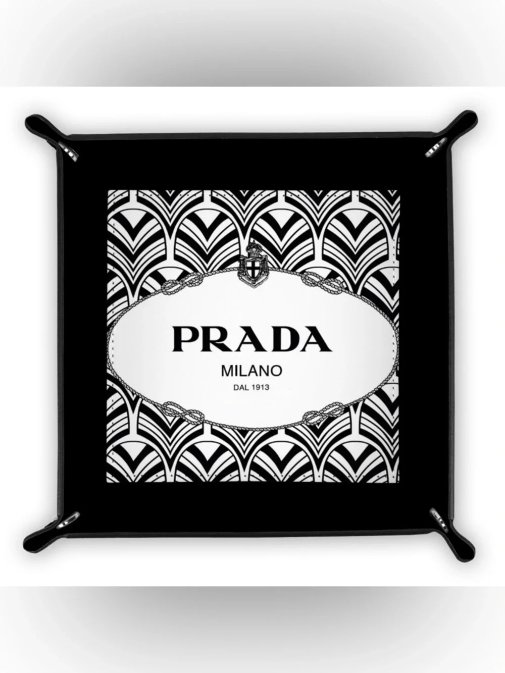 HANDMADE FASHION Foldable PU Leather Accessory Tray